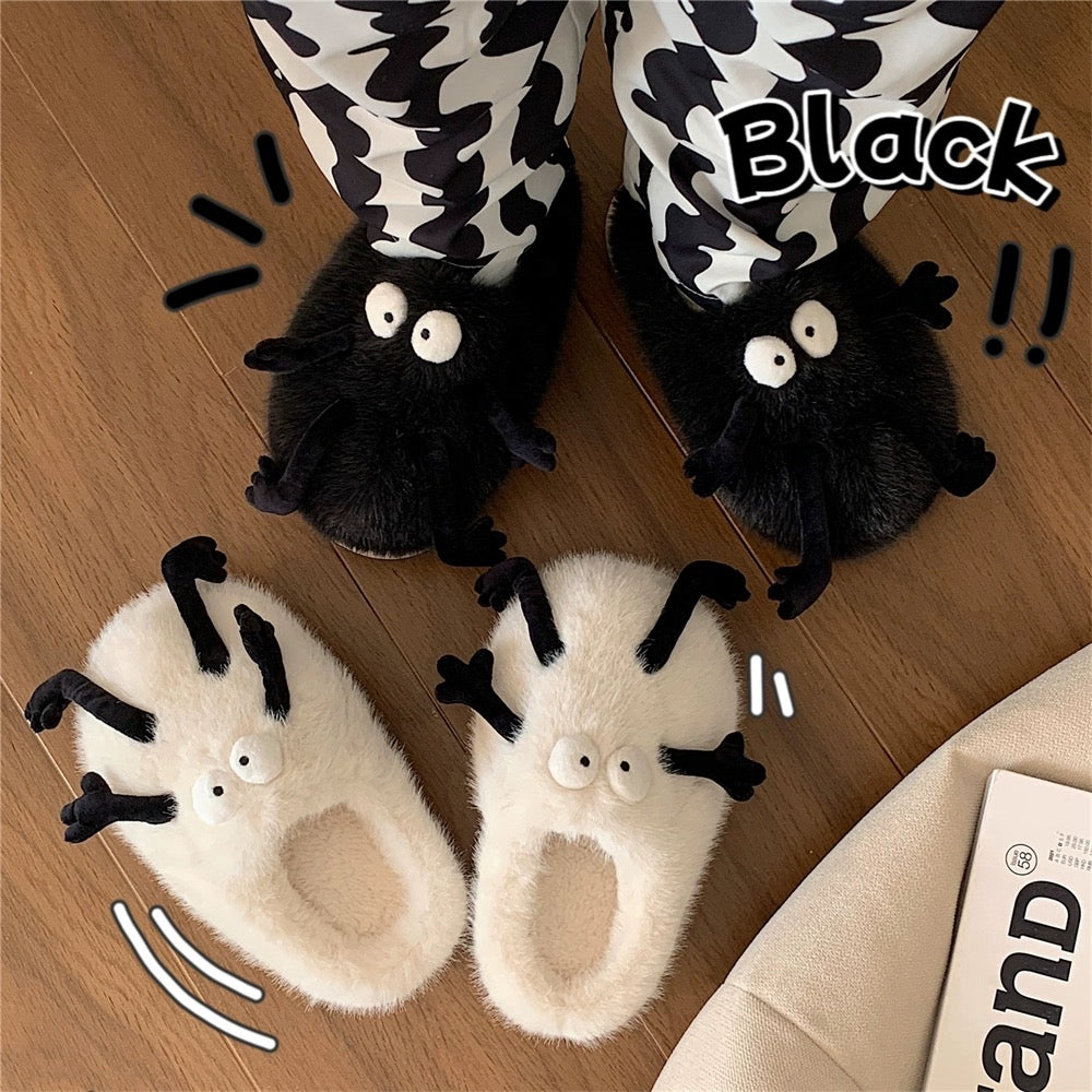 Black Briar Fuzzy Slippers