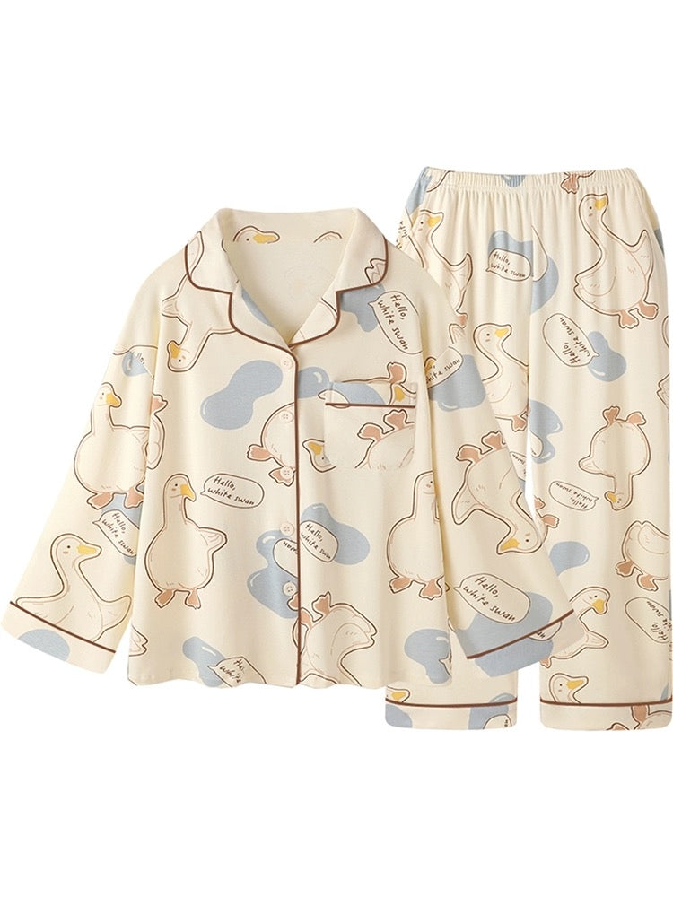 Free Duck Cotton Pajamas