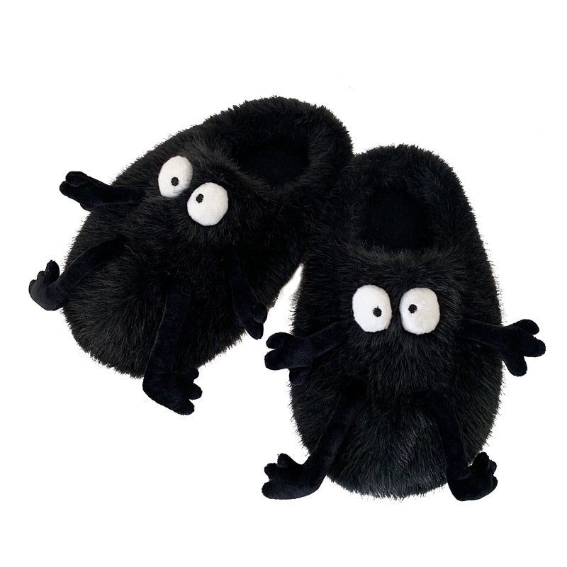 Black Briar Fuzzy Slippers