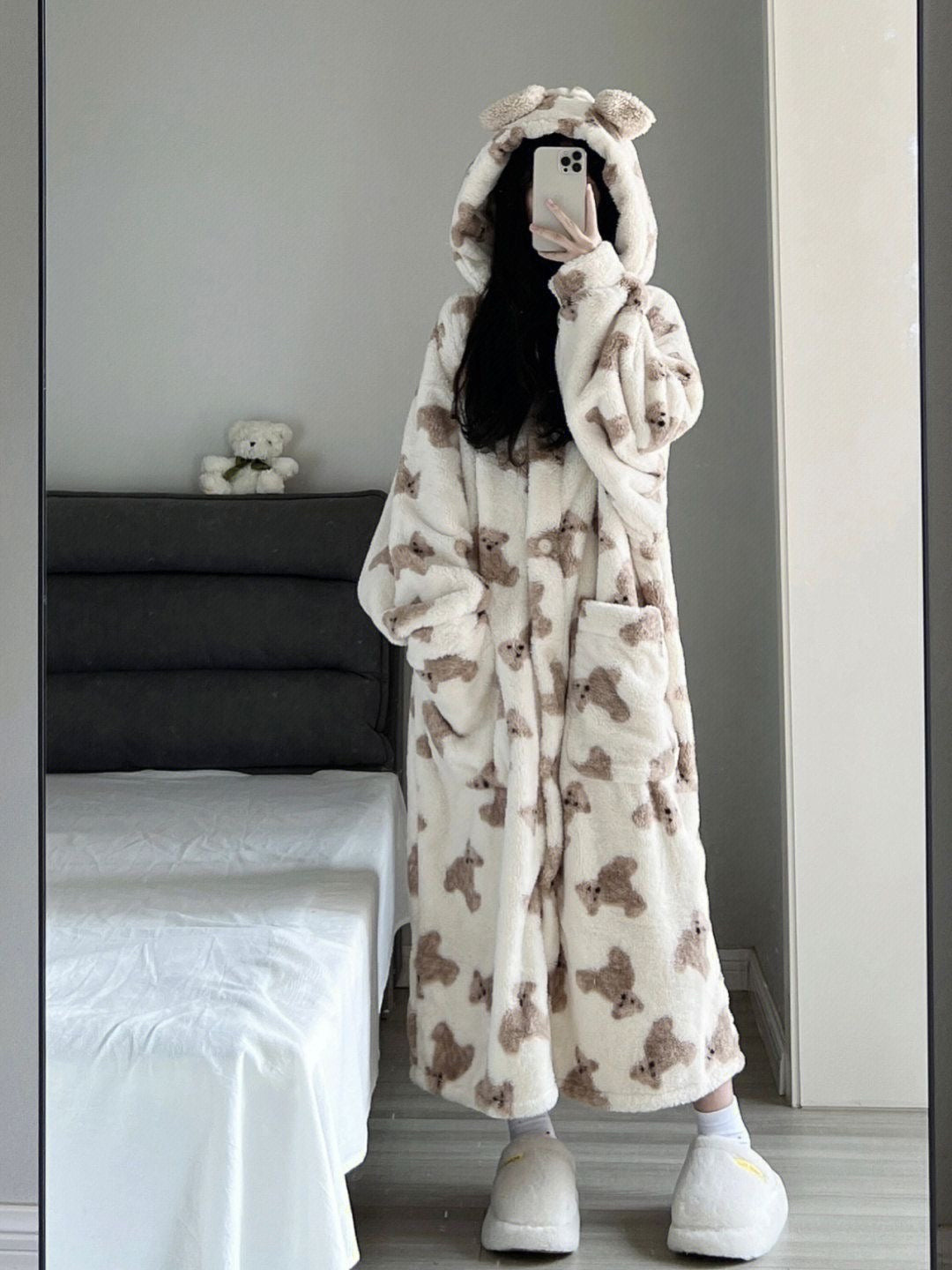 Bear Fleece Nightgown