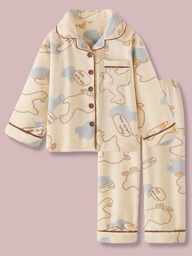 Duck Fleece Pajamas